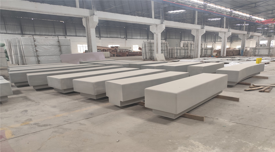 飾紀上品GRC廠家：香港紅碪公園GRC清水混凝土坐凳工程案例