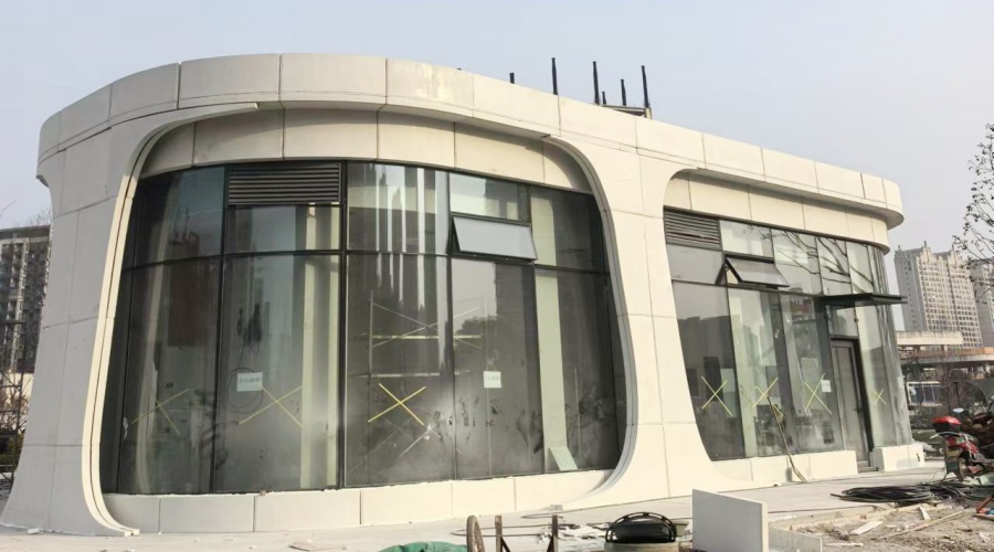 東莞黎溪時光公園--飾紀上品GRC構件長廊項目