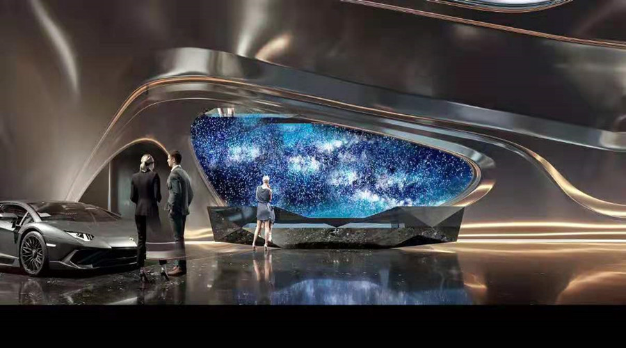 成都天府壹號勞斯萊斯旗艦店GRG項(xiàng)目 成都天府壹號勞斯萊斯旗艦店GRG項(xiàng)目