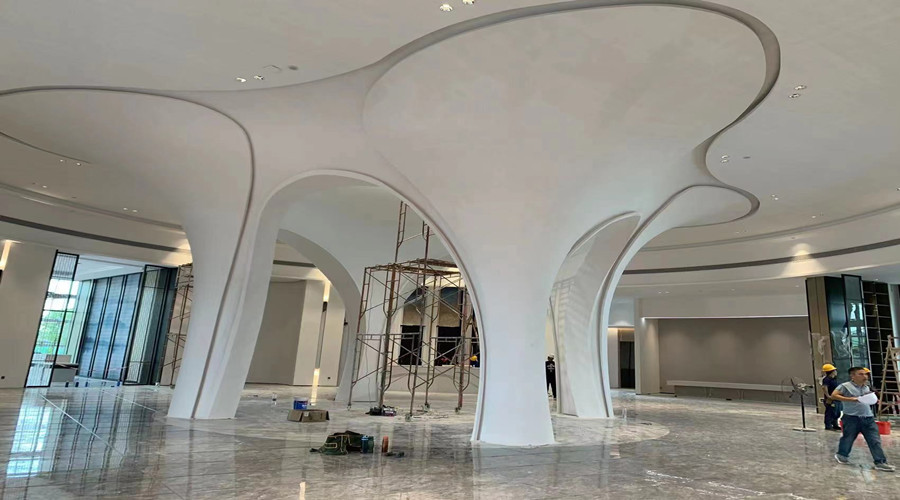 GRG材料安裝中 GRG材料安裝中