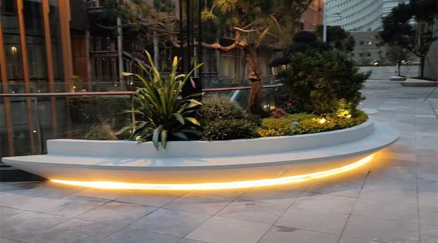 GRC坐凳樹池 GRC坐凳樹池