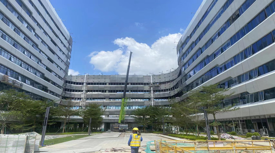 花都區(qū)中山大學(xué)附屬仁濟(jì)醫(yī)院GRC外墻掛板工程案例 花都區(qū)中山大學(xué)附屬仁濟(jì)醫(yī)院GRC外墻掛板工程案例