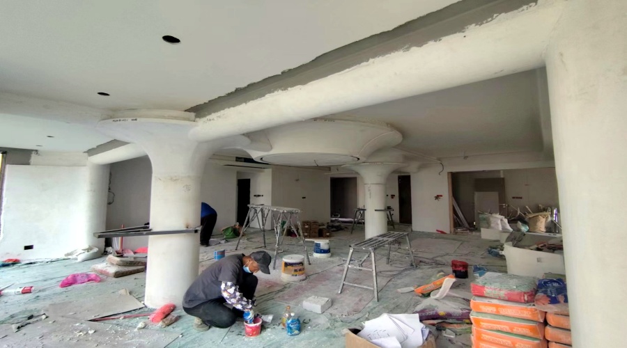 清遠(yuǎn)別墅美林湖GRG柱子天花項目 清遠(yuǎn)別墅美林湖GRG柱子天花項目