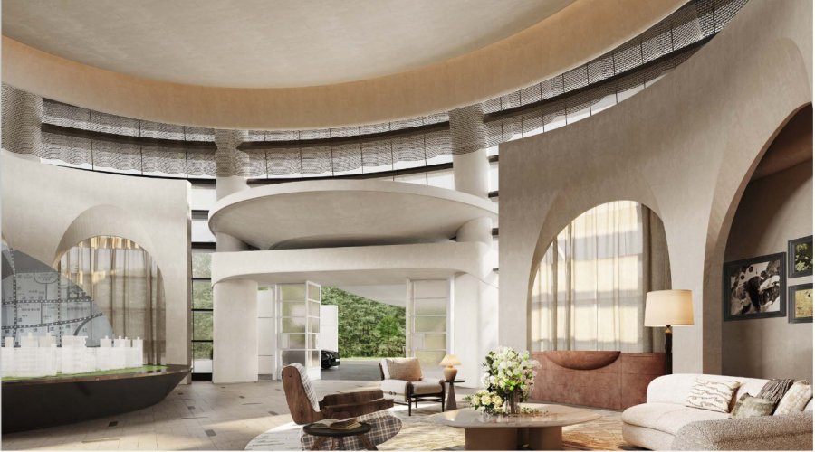 三亞超級地中海售樓部GRG門頭造型 三亞超級地中海售樓部GRG門頭造型