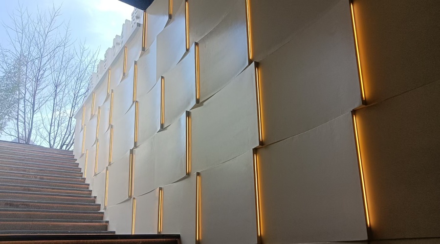 終南山寨GRC幕墻板構(gòu)件工程 終南山寨GRC幕墻板構(gòu)件工程