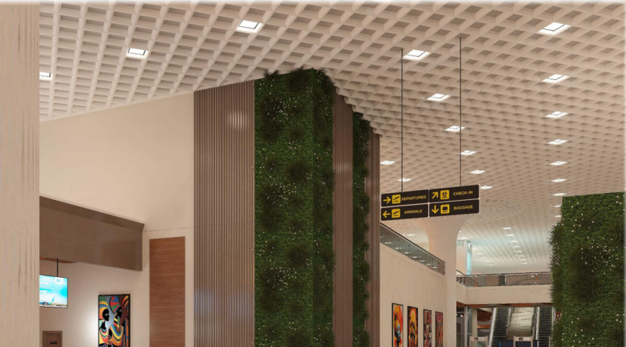 GRG鏤空吊頂與GRG柱子 GRG鏤空吊頂與GRG柱子