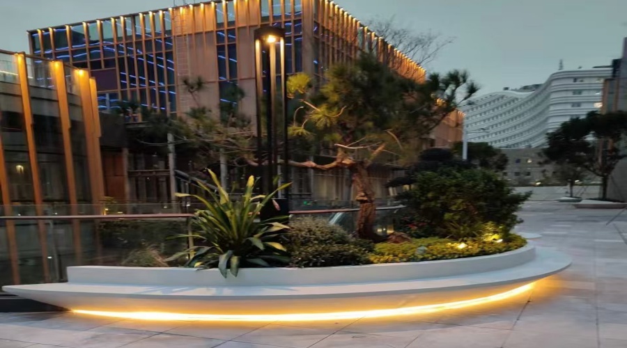 珠海博創總部大廈GRC坐凳項目