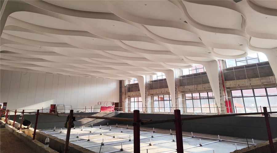 深汕高中園游泳館GRG吊頂項(xiàng)目 深汕高中園游泳館GRG吊頂項(xiàng)目