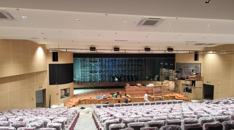 廣州黃埔會元中學(xué)GRG報(bào)告廳工程案例 廣州黃埔會元中學(xué)GRG報(bào)告廳工程案例