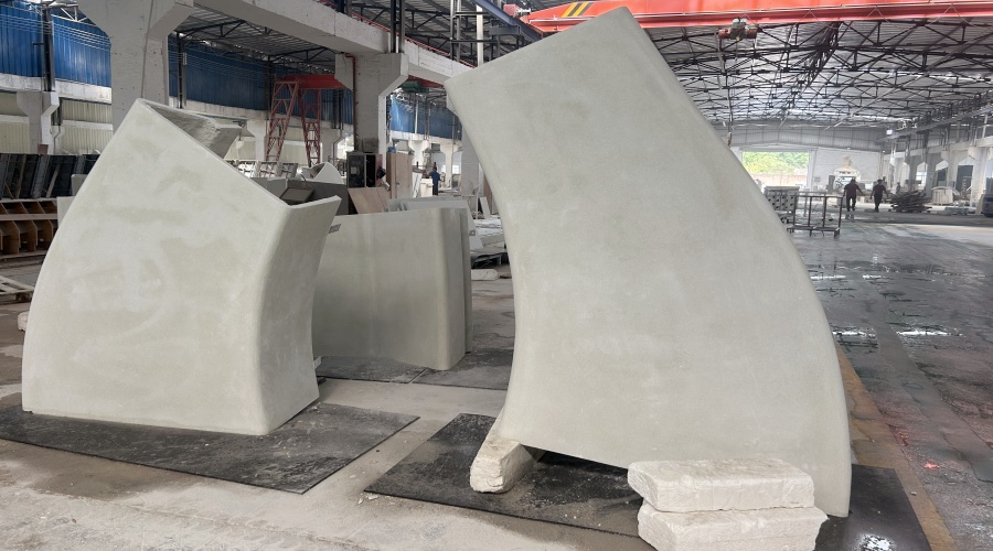 廣州海珠區(qū)琶洲展館GRC坐凳的工程案例 廣州海珠區(qū)琶洲展館GRC坐凳的工程案例