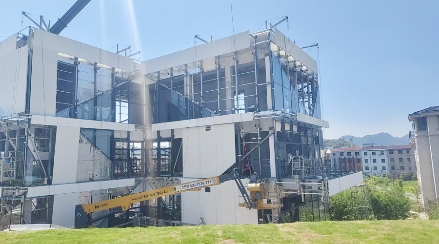 浙江義烏大李祖UHPC幕墻板工程案例 浙江義烏大李祖UHPC幕墻板工程案例