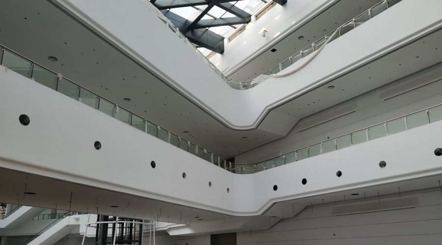 清遠科技館GRG攔河造型 清遠科技館GRG攔河造型