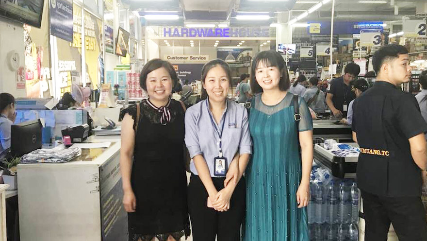 泰國五金工具連鎖超市夜光膠帶應用案例！